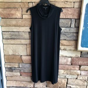 Banana Republic black stretch sleeveless dress NWT